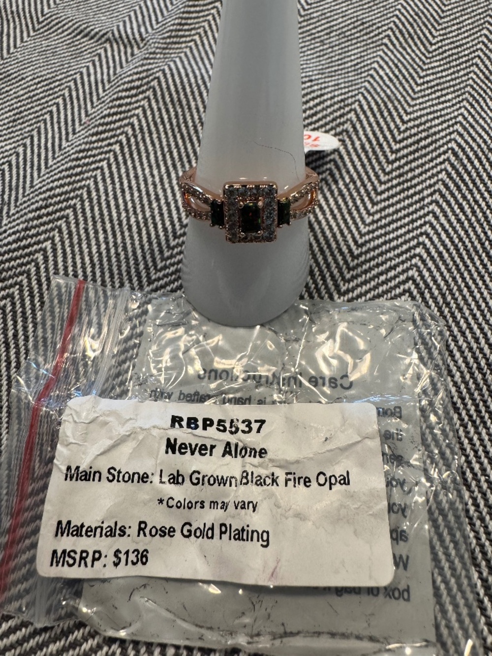 Never Alone - Birthday/Original Ring by BP - Size 10. -  RBP5537